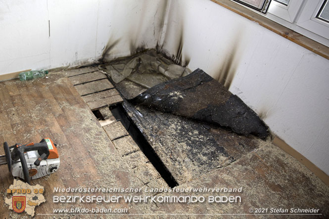 20211216 Nächtlicher Brand in einem Enzesfelder Fleischereibetrieb   Foto: © Stefan Schneider BFKDO Baden