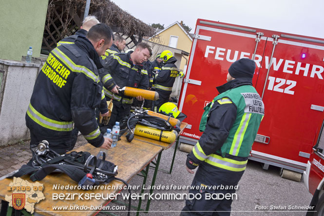 20211227 Wohnhausbrand in Traiskirchen Ortsteil Moellersdorf Foto: Stefan Schneider BFKDO Baden 20211227 Wohnhausbrand in Traiskirchen Ortsteil Moellersdorf Foto: Stefan Schneider BFKDO Baden