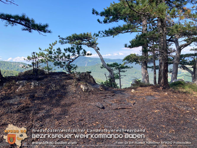20220816 Waldbrand "Steinwand" Furth a.d.Triesting Foto: DI Rudolf Hafellner AFKDO Pottenstein 20220816 Waldbrand "Steinwand" Furth a.d.Triesting Foto: DI Rudolf Hafellner AFKDO Pottenstein
