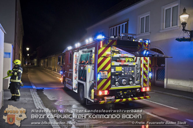 20211231 Kleinbrand in Baden  Foto: Freiwillige Feuerwehr Baden-Stadt / Stefan Schneider