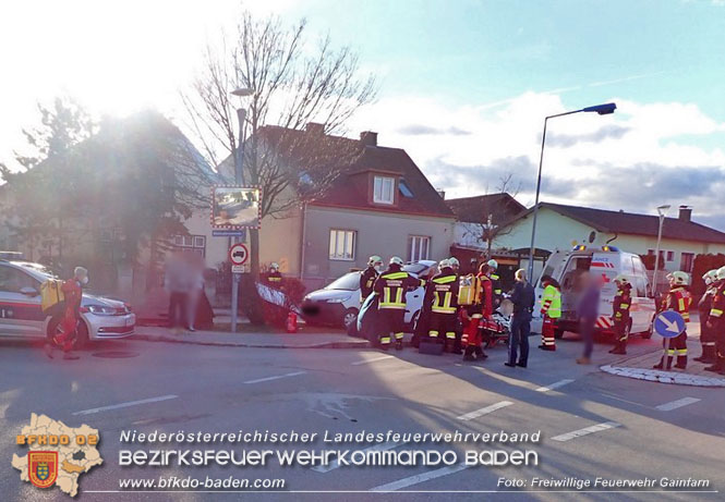 20220101 Zwei Einsaetze am Neujahrstag in Gainfarn  Foto: © Freiwillige Feuerwehr Gainfarn