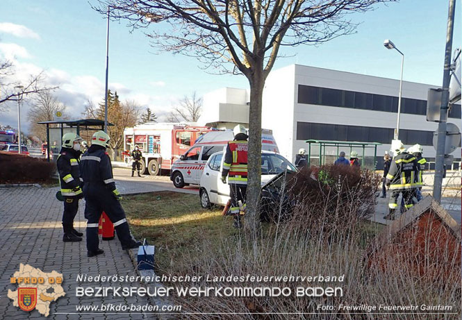 20220101 Zwei Einsaetze am Neujahrstag in Gainfarn  Foto: © Freiwillige Feuerwehr Gainfarn