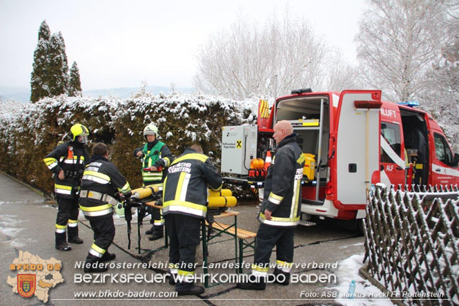 20220124 Wohnhausbrand in Berndorf - 3 Feuerwehren standen im Löscheinsatz   Foto: ASB Markus Hackl FF Pottenstein
