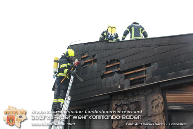 20220124 Wohnhausbrand in Berndorf - 3 Feuerwehren standen im Löscheinsatz   Foto: ASB Markus Hackl FF Pottenstein