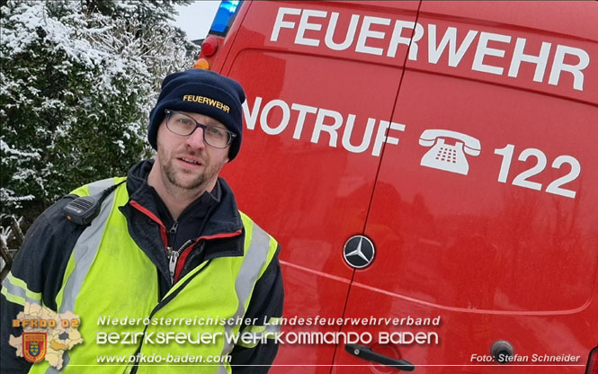 20220124 Wohnhausbrand in Berndorf - 3 Feuerwehren standen im Löscheinsatz   Foto: Stefan Schneider BFK Baden