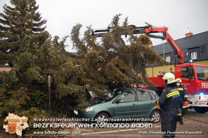 20220129 Sturmtief Nadine über Enzesfeld  Foto: Reinhard Wafrek Freiwillige Feuerwehr Enzesfeld