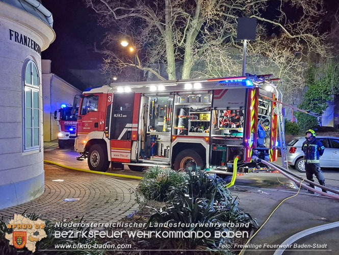 20220213 Brand in einem Badener Seniorenwohnhaus Foto: Freiwillige Feuerwehr Baden-Stadt 20220213 Brand in einem Badener Seniorenwohnhaus Foto: Freiwillige Feuerwehr Baden-Stadt