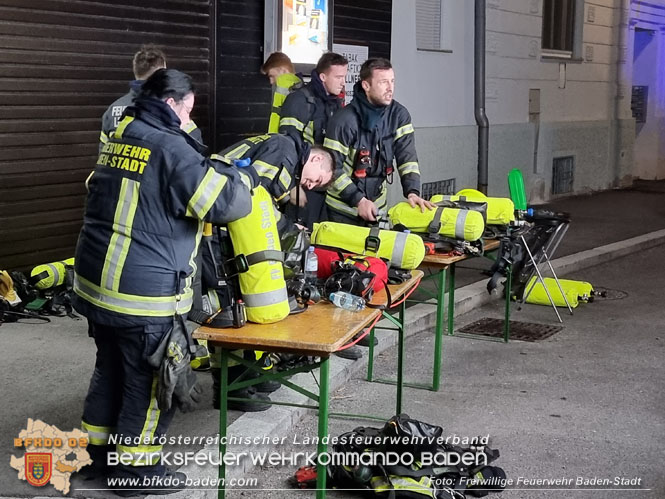 20220213 Brand in einem Badener Seniorenwohnhaus Foto: Freiwillige Feuerwehr Baden-Stadt 20220213 Brand in einem Badener Seniorenwohnhaus Foto: Freiwillige Feuerwehr Baden-Stadt