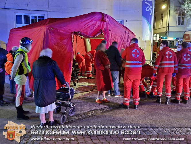 20220213 Brand in einem Badener Seniorenwohnhaus Foto: Freiwillige Feuerwehr Baden-Stadt 20220213 Brand in einem Badener Seniorenwohnhaus Foto: Freiwillige Feuerwehr Baden-Stadt