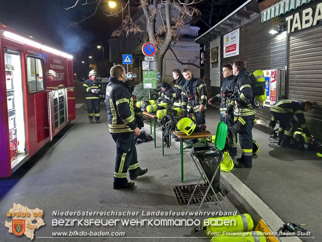 20220213 Brand in einem Badener Seniorenwohnhaus Foto: Freiwillige Feuerwehr Baden-Stadt 20220213 Brand in einem Badener Seniorenwohnhaus Foto: Freiwillige Feuerwehr Baden-Stadt