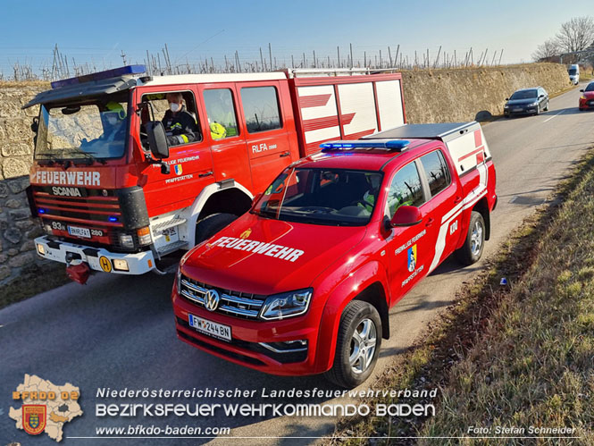 20220214 Kleintransporter prallt trotz Höhenbegrenzungseinrichtung gegen Unterführung  Foto: Stefan Schneider BFKDO BADEN