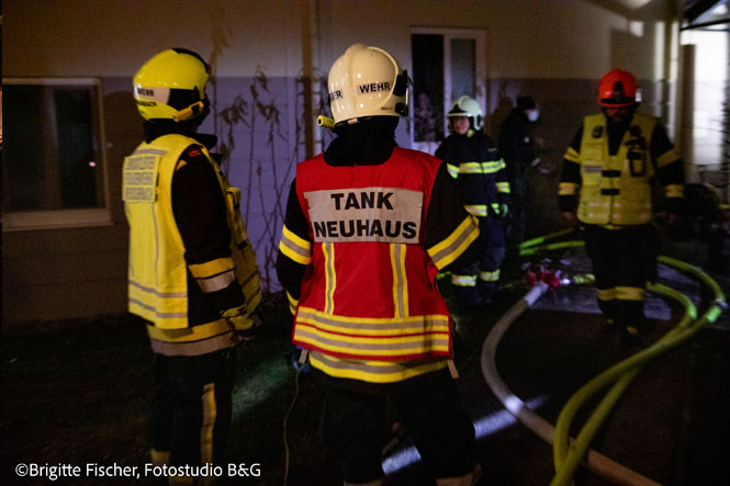 20220219 Brand in einer Wohnhausanlage in Neuhaus a.d.Triesting  Foto: Brigitte Fischer Fotosstudio B&G