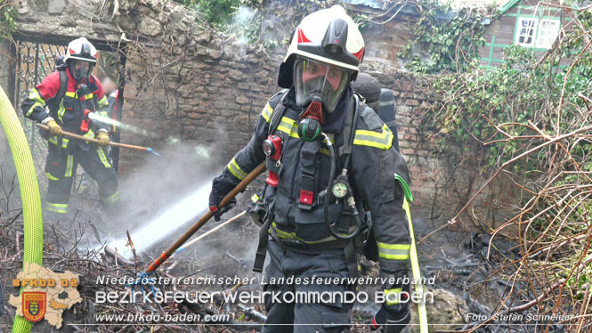 20220304 Brand auf einem Grundstück in Baden Ortsteil Weikersdorf Foto: Stefan Schneider 20220304 Brand auf einem Grundstück in Baden Ortsteil Weikersdorf Foto: Stefan Schneider