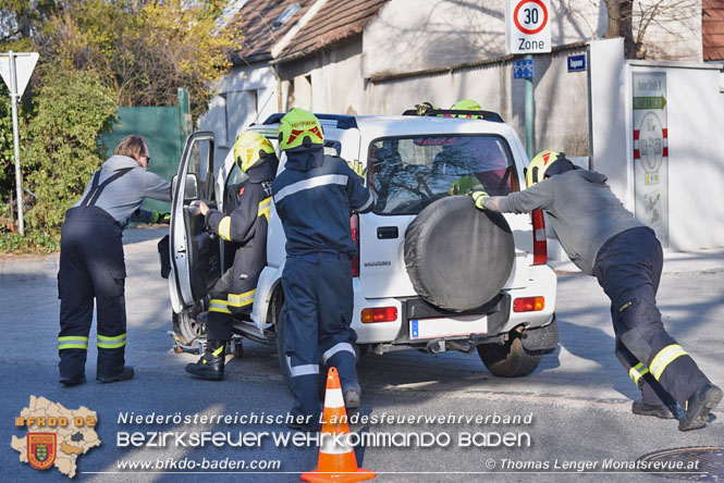 20220314 Verkehrsunfall im Ortsgbiet Tattendorf  Foto: Thomas Lenger Monatsrevue.at