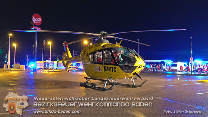 20220316 Verkehrsunfall auf der B17 in Möllersdorf Traiskirchen Foto: Stefan Schneider BFKDO BADEN 20220316 Verkehrsunfall auf der B17 in Möllersdorf Traiskirchen Foto: Stefan Schneider BFKDO BADEN