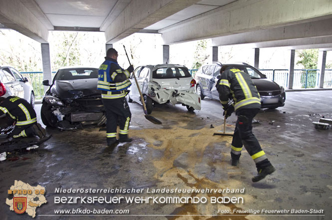 20220317 Auto Billard im Parkdeck Roemertherme Baden  Foto: Freiwillige Feuerwehr Baden-Stadt