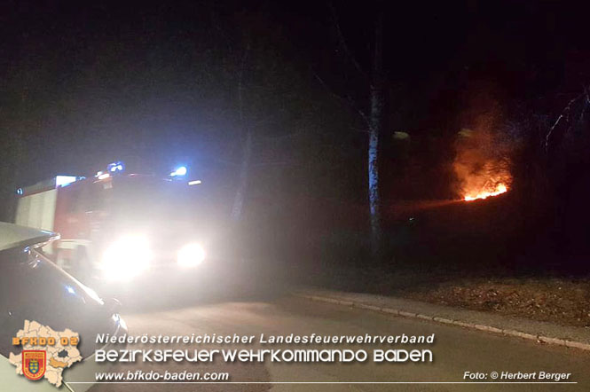 20220324 Brand in Waldnähe in Groisbach bei Alland  Foto: Herbert Berger