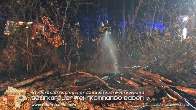 20220324 Brand in Waldnähe in Groisbach bei Alland  Foto: Joachim Zagler