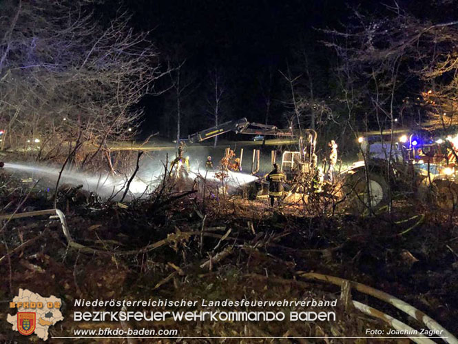 20220324 Brand in Waldnähe in Groisbach bei Alland  Foto: Joachim Zagler