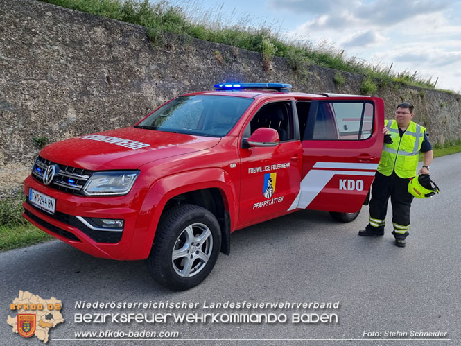 20220617 Bergung Kleintransporter aus Wasserleitungs-Unterführung Pfaffstätten-Einöde   Foto: Stefan Schneider
