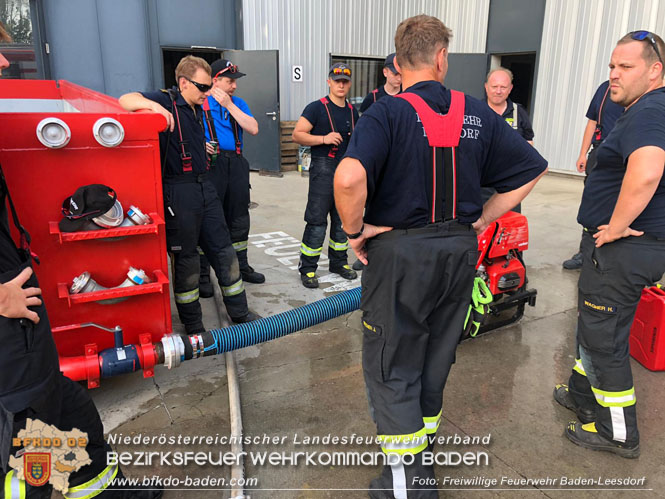 20220627 Feuerwehr versorgt zwei Reitställe und ein Biomasseheizkraftwerk nach Wasserrohrbruch Foto: Freiwillige Feuerwehr Baden-Leesdorf 20220627 Feuerwehr versorgt zwei Reitställe und ein Biomasseheizkraftwerk nach Wasserrohrbruch Foto: Freiwillige Feuerwehr Baden-Leesdorf