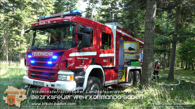 20220816 Waldbrand "Steinwand" Furth a.d.Triesting Foto: Stefan Schneider BFKDO BADEN 20220816 Waldbrand "Steinwand" Furth a.d.Triesting Foto: Stefan Schneider BFKDO BADEN