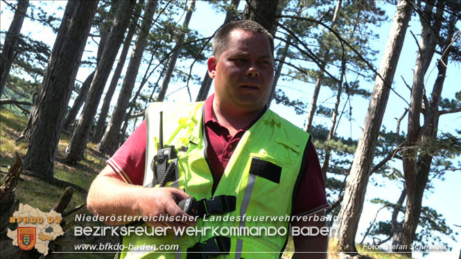 20220816 Waldbrand "Steinwand" Furth a.d.Triesting Foto: Stefan Schneider BFKDO BADEN 20220816 Waldbrand "Steinwand" Furth a.d.Triesting Foto: Stefan Schneider BFKDO BADEN