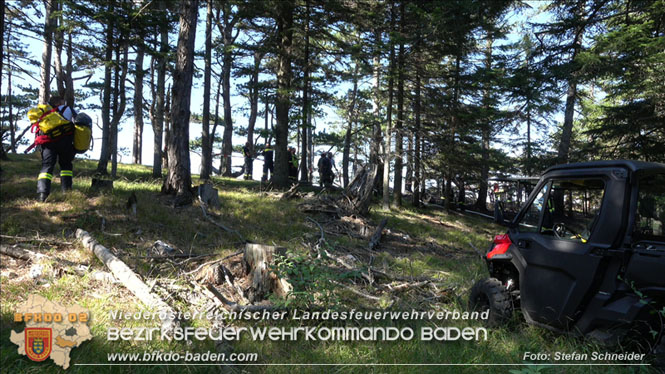 20220816 Waldbrand "Steinwand" Furth a.d.Triesting Foto: Stefan Schneider BFKDO BADEN 20220816 Waldbrand "Steinwand" Furth a.d.Triesting Foto: Stefan Schneider BFKDO BADEN