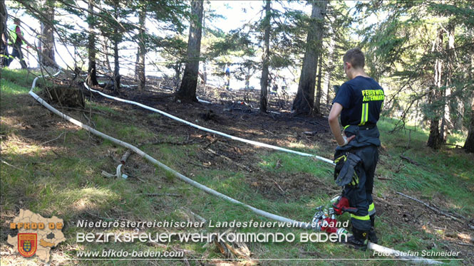 20220816 Waldbrand "Steinwand" Furth a.d.Triesting Foto: Stefan Schneider BFKDO BADEN 20220816 Waldbrand "Steinwand" Furth a.d.Triesting Foto: Stefan Schneider BFKDO BADEN