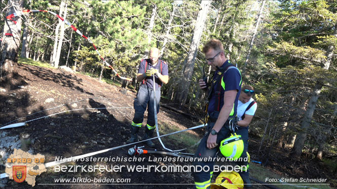 20220816 Waldbrand "Steinwand" Furth a.d.Triesting Foto: Stefan Schneider BFKDO BADEN 20220816 Waldbrand "Steinwand" Furth a.d.Triesting Foto: Stefan Schneider BFKDO BADEN