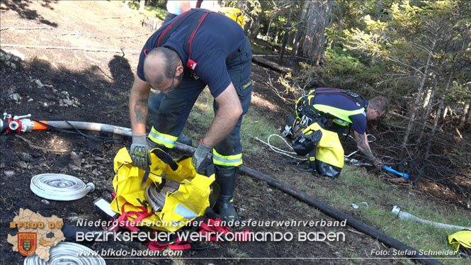 20220816 Waldbrand "Steinwand" Furth a.d.Triesting Foto: Stefan Schneider BFKDO BADEN 20220816 Waldbrand "Steinwand" Furth a.d.Triesting Foto: Stefan Schneider BFKDO BADEN