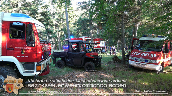 20220816 Waldbrand "Steinwand" Furth a.d.Triesting Foto: Stefan Schneider BFKDO BADEN 20220816 Waldbrand "Steinwand" Furth a.d.Triesting Foto: Stefan Schneider BFKDO BADEN