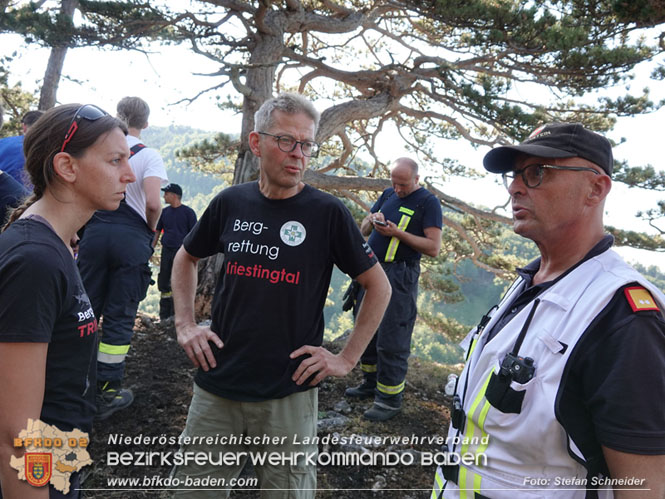 20220816 Waldbrand "Steinwand" Furth a.d.Triesting Foto: Stefan Schneider BFKDO BADEN