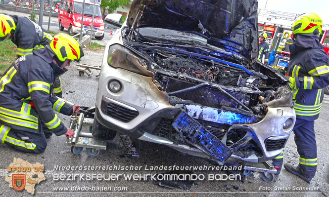 20220821 Fahrzeugbrand in Tribuswinkel Foto: Stefan Schneider BFKDO BADEN 20220821 Fahrzeugbrand in Tribuswinkel Foto: Stefan Schneider BFKDO BADEN
