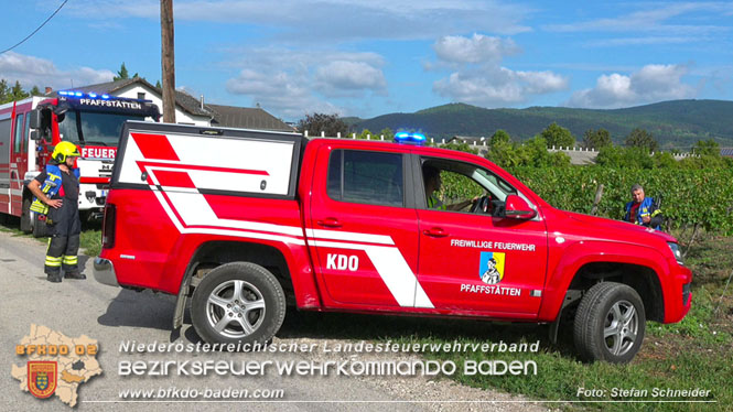 20220829 Unfall bei WLB-Bahnübergang in Pfaffstätten  Foto: Stefan Schneider BFKDO BADEN