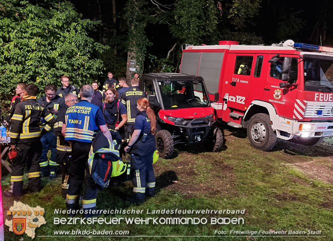 20220928 Waldbrand im Bereich Jägerhaus  Foto: Stefan Schneider Freiwillige Feuerwehr Baden-Stadt