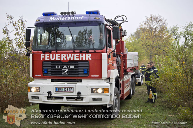 20221015 Fischbestand in Gefahr - Feuerwehr pumpt über 3 Millionen Liter Wasser  Foto: Stefan Schneider BFKDO BADEN