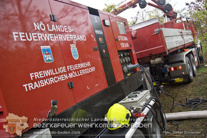 20221015 Fischbestand in Gefahr - Feuerwehr pumpt über 3 Millionen Liter Wasser Foto: Stefan Schneider BFKDO BADEN 20221015 Fischbestand in Gefahr - Feuerwehr pumpt über 3 Millionen Liter Wasser Foto: Stefan Schneider BFKDO BADEN