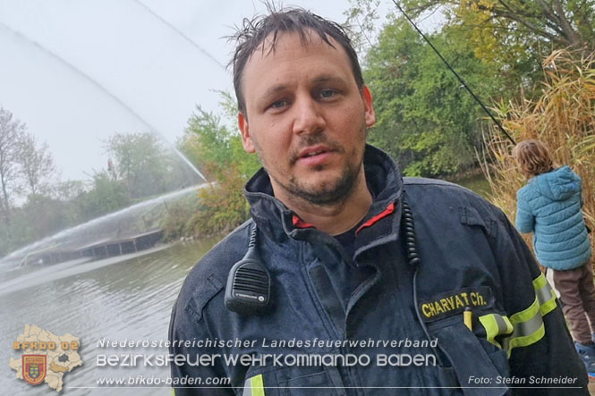 20221015 Fischbestand in Gefahr - Feuerwehr pumpt über 3 Millionen Liter Wasser Foto: Stefan Schneider BFKDO BADEN 20221015 Fischbestand in Gefahr - Feuerwehr pumpt über 3 Millionen Liter Wasser Foto: Stefan Schneider BFKDO BADEN