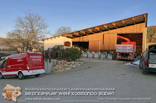 20221108 Trächtige Kuh drohte in Hernstein in Güllegrube zu stürzen Foto: P. Schiffner Freiwillige Feuerwehr Berndorf-Stadt 20221108 Trächtige Kuh drohte in Hernstein in Güllegrube zu stürzen Foto: P. Schiffner Freiwillige Feuerwehr Berndorf-Stadt