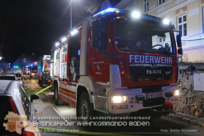 20221208 Wohnhausbrand in Hirtenberg Foto: Stefan Schneider BFKDO BADEN 20221208 Wohnhausbrand in Hirtenberg Foto: Stefan Schneider BFKDO BADEN