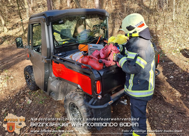 20221224 Déjà-vu im Badener Kurpark - neuerlich Pkw auf Waldweg! Foto: Freiwillige Feuerwehr Baden-Stadt / Stefan Schneider 20221224 Déjà-vu im Badener Kurpark - neuerlich Pkw auf Waldweg! Foto: Freiwillige Feuerwehr Baden-Stadt / Stefan Schneider