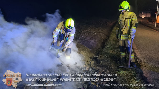 20230101 Kleinbrand in Leoberdorf  Foto: Freiwillige Feuerwehr Leobersdorf