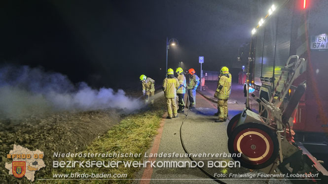 20230101 Kleinbrand in Leoberdorf  Foto: Freiwillige Feuerwehr Leobersdorf