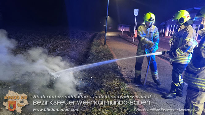 20230101 Kleinbrand in Leoberdorf  Foto: Freiwillige Feuerwehr Leobersdorf