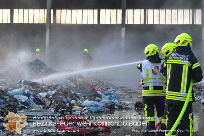 20230107 Brand bei einem Entsorgungsunternehmen   Foto: Freiwillige Feuerwehr Oeynhausen