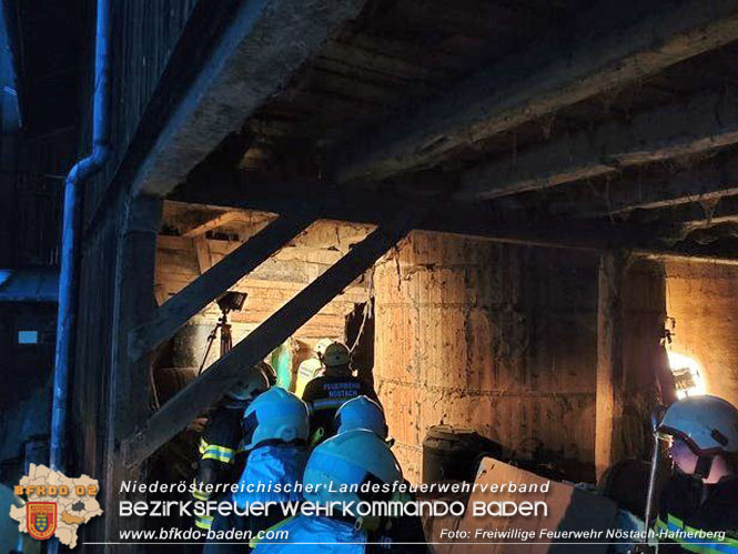 20230202 Personenrettung nach Arbeitsunfall in Nöstach/Hafnerberg   Foto: Freiwillige Feuerwehr Nöstach/Hafnerberg