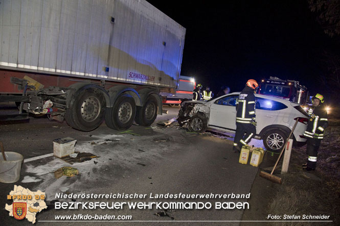 20230208 Alarmierte Menschenrettung nach Verkehrsunfall Foto: Stefan Schneider BFKDO BADEN 20230208 Alarmierte Menschenrettung nach Verkehrsunfall Foto: Stefan Schneider BFKDO BADEN