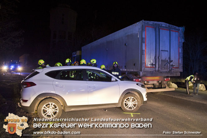 20230208 Alarmierte Menschenrettung nach Verkehrsunfall Foto: Stefan Schneider BFKDO BADEN 20230208 Alarmierte Menschenrettung nach Verkehrsunfall Foto: Stefan Schneider BFKDO BADEN