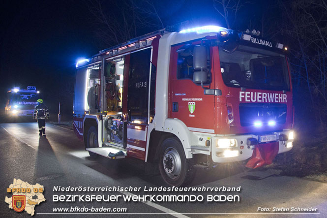 20230208 Alarmierte Menschenrettung nach Verkehrsunfall Foto: Stefan Schneider BFKDO BADEN 20230208 Alarmierte Menschenrettung nach Verkehrsunfall Foto: Stefan Schneider BFKDO BADEN